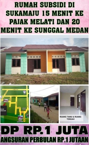 Jual dijual rumah subsidi jokowi dp murah medan